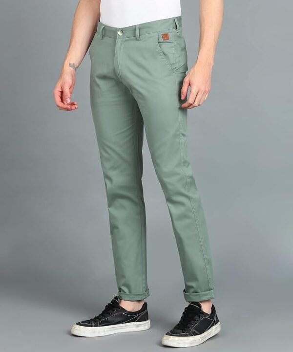 olive chinos for men